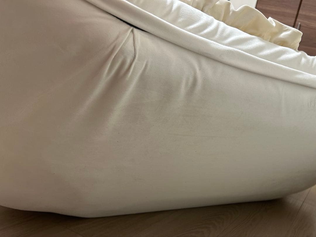 Francfranc カランフロアソファ　ホワイト　 W1120~1570