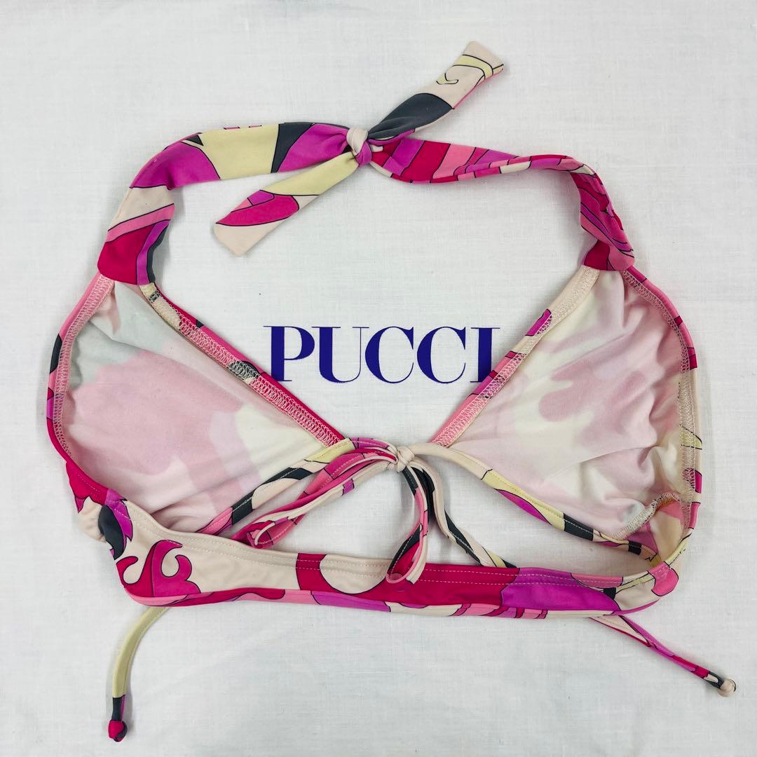【EMILIO PUCCI 】エミリオプッチ 水着 ビキニ プッチ柄 サイズ38
