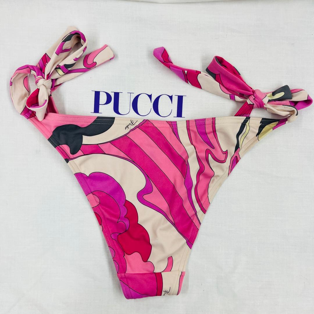 【EMILIO PUCCI 】エミリオプッチ 水着 ビキニ プッチ柄 サイズ38