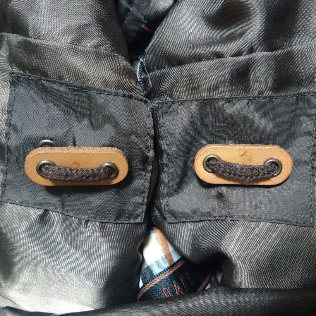 美品　DAKS　ダウンコート　ブラウン　ロゴボタン　3way　ドローコード　LL