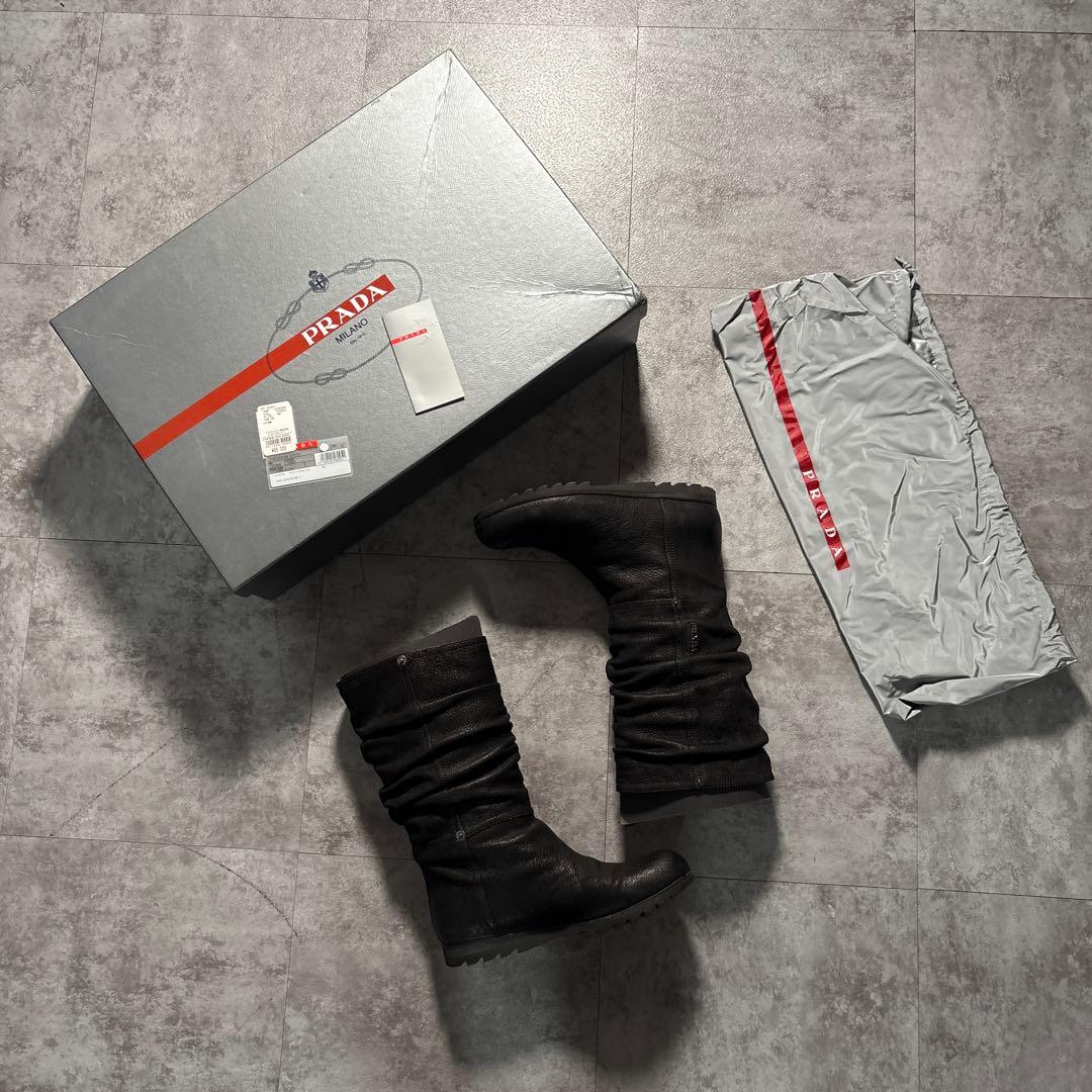 デッドストック　PRADA 2010s archive long boots