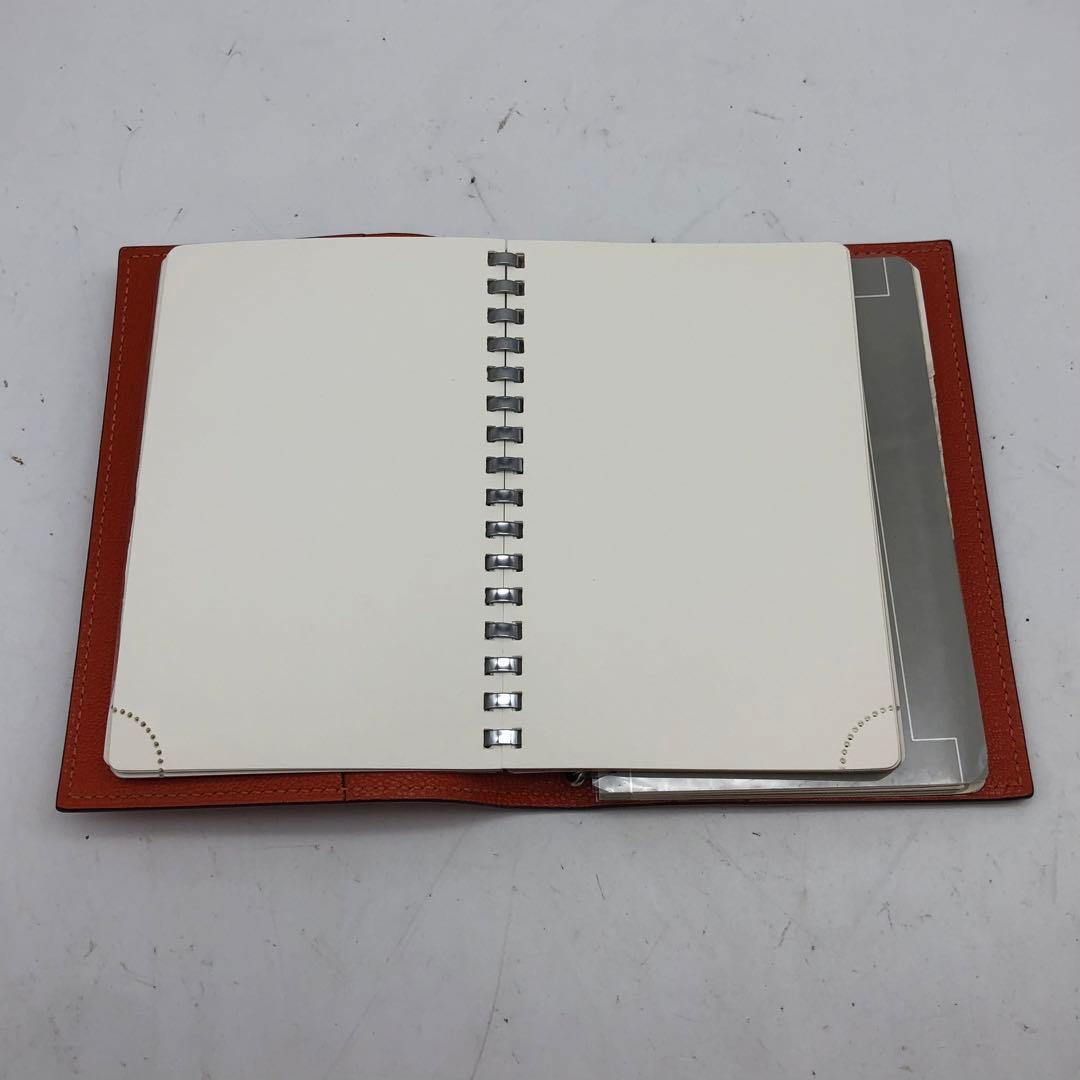 エルメス アジェンダ 手帳 ダイアリー レフィル付 革 EZ243