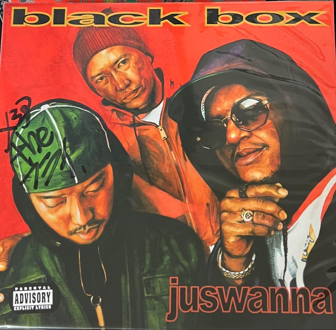 JUSWANNA - BLACK BOX 2LP レコード　サイン入り