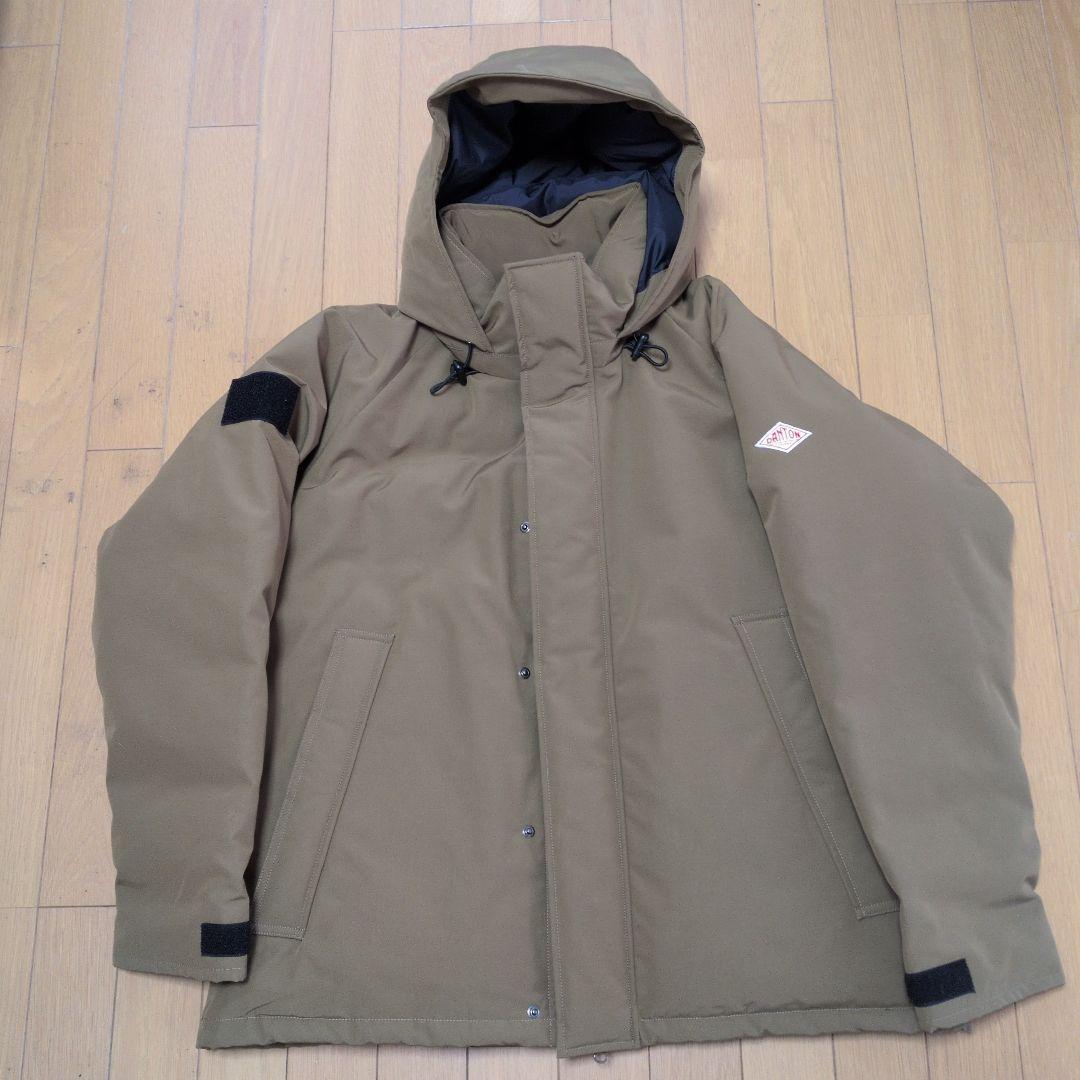 DANTON ブラウン ダウンジャケット