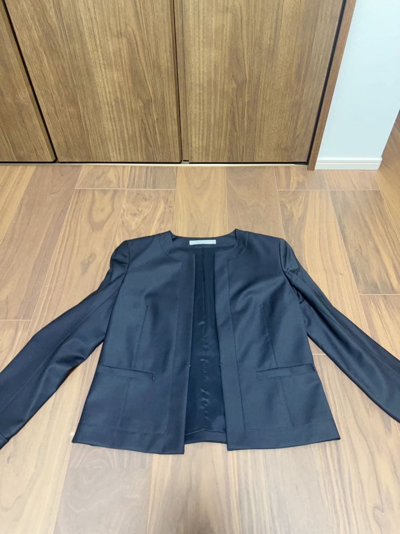 【極美品】theory luxe セレモニースーツ セットアップ 紺 40