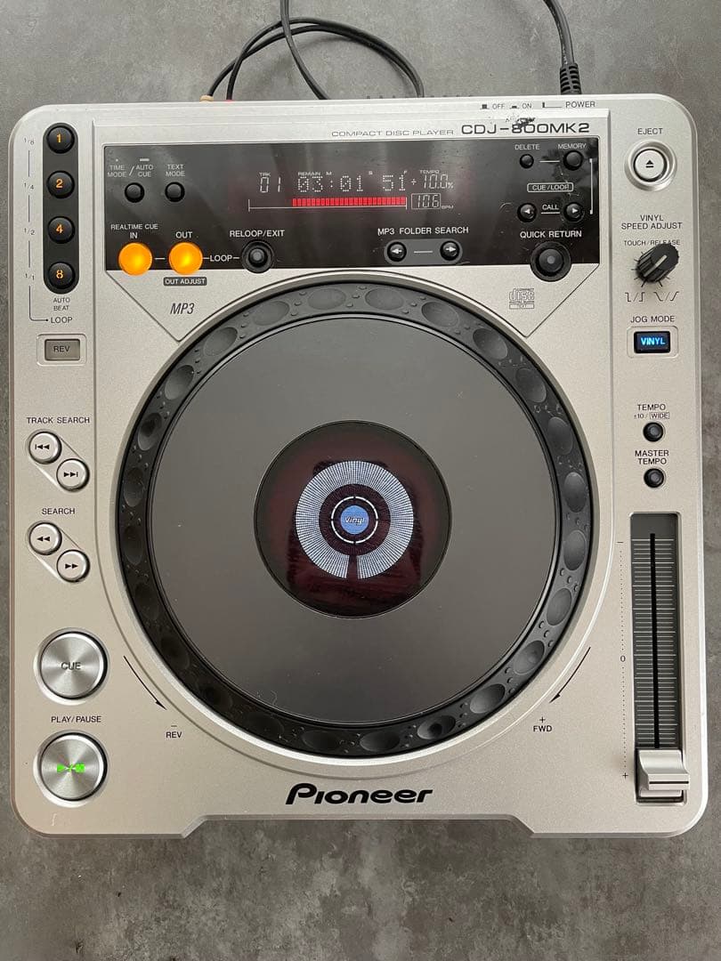 動作確認済　Pioneer CDJ-850MK2 シルバー