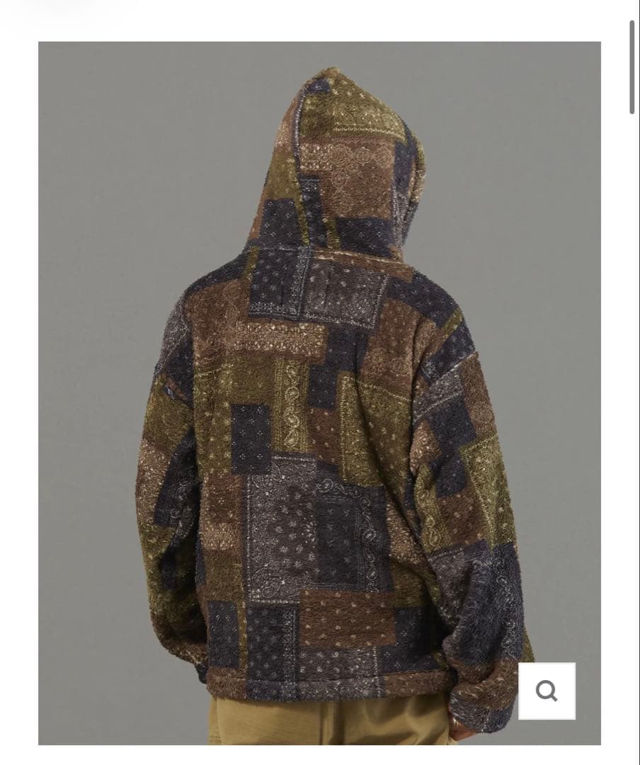 トップス LIBERAIDERS / BANDANA PILE FLEECE HOODIE