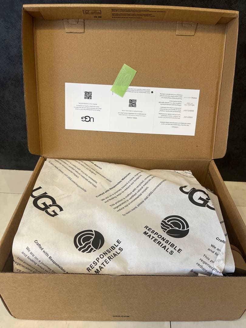 UGG アグ ブラウン 厚底サボサンダル 24CM