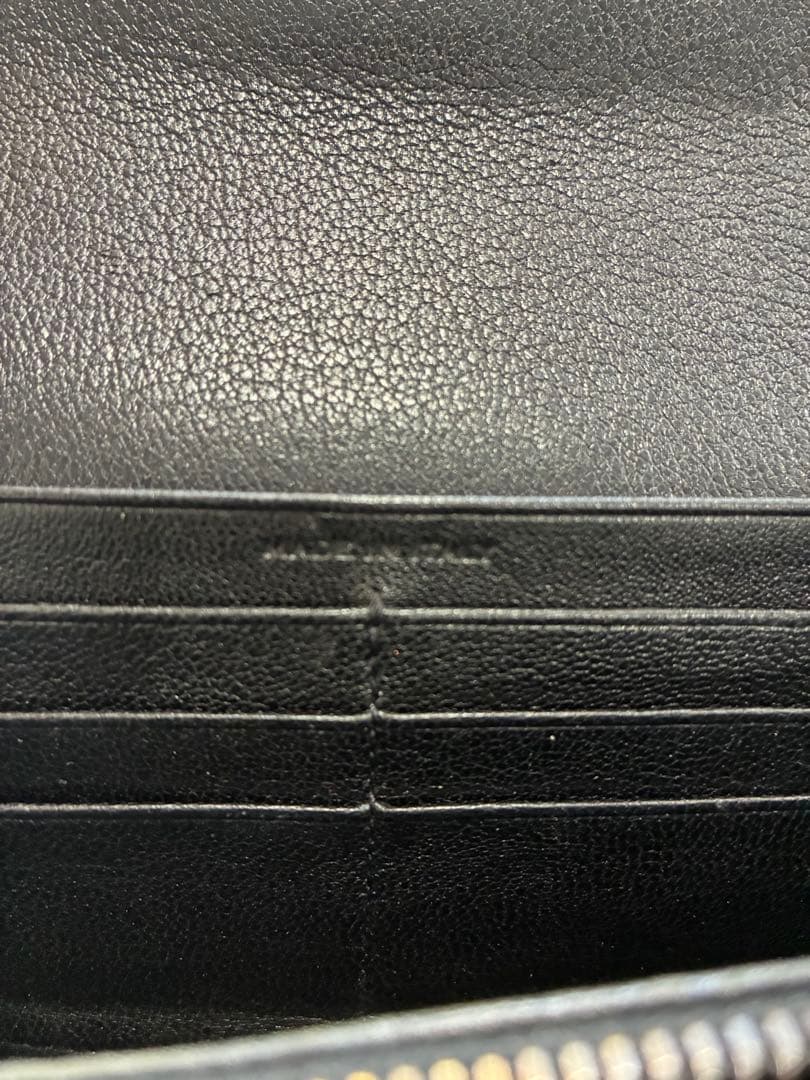 SAINT LAURENT ブラック チェーンウォレット
