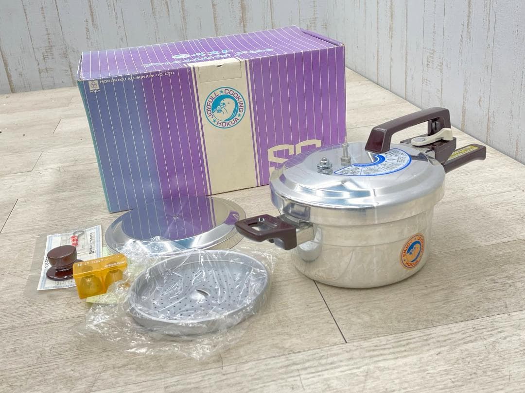未使用 北陸アルミニウム ベスト 圧力鍋 SG-2型 3.0L 19㎝