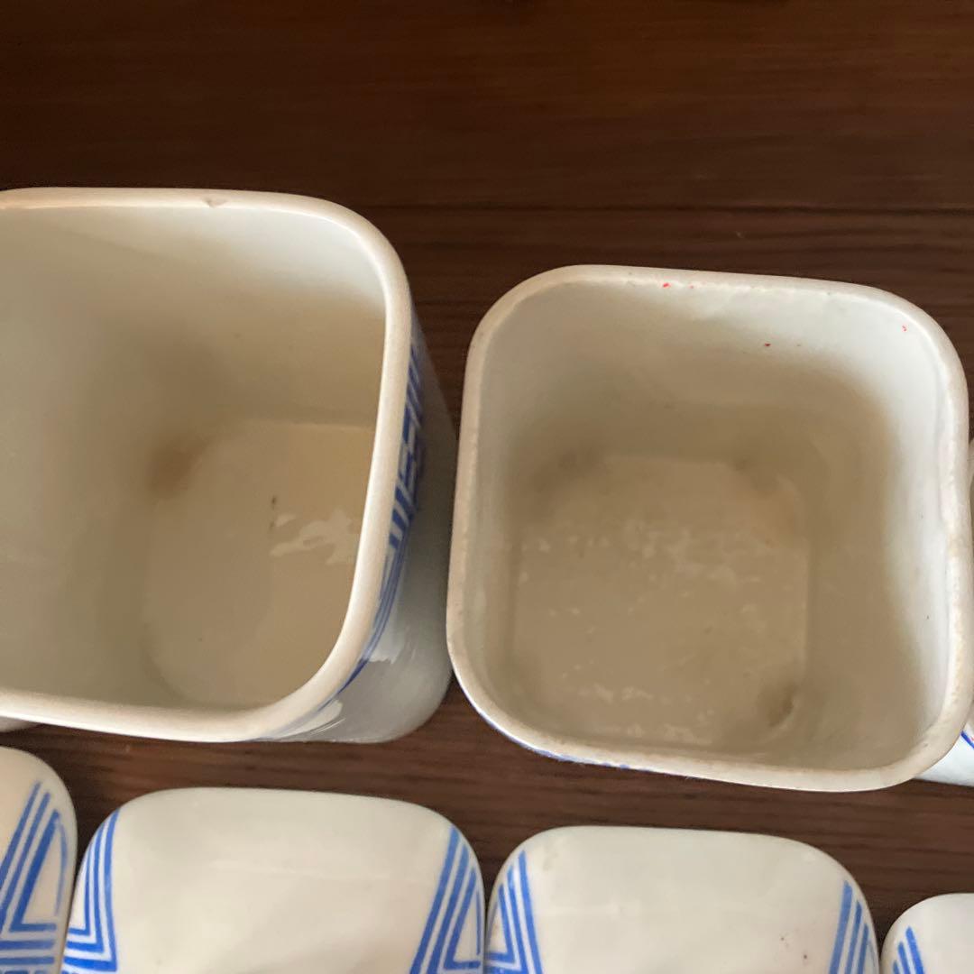 フランスアンティークキャニスターFAIENCER D′ONNAING NORD