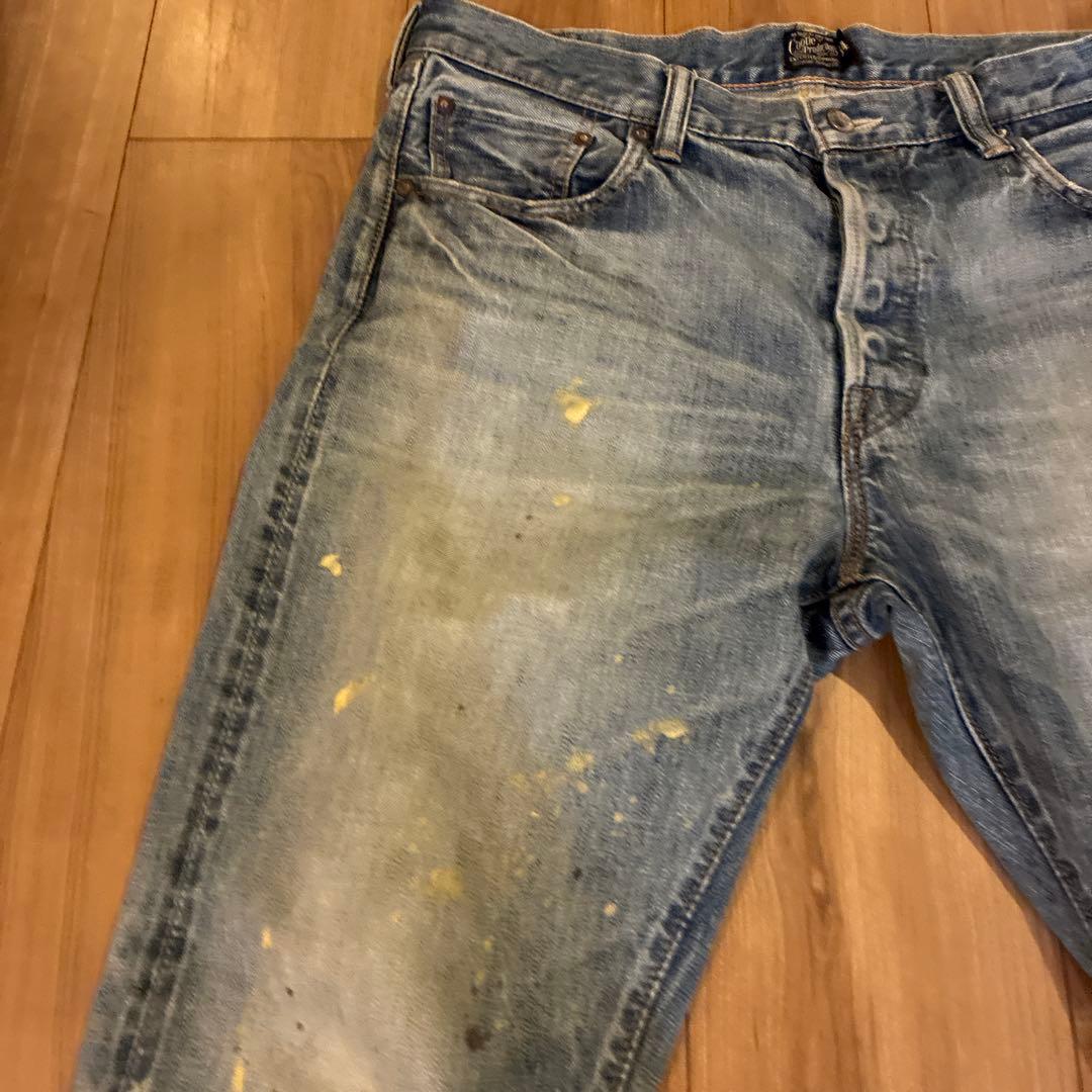 cootie デニム　リペア　ダメージ　34 36 Ｌ　ＸＬ③