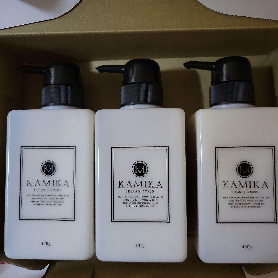 KAMIKA カミカクリームシャンプー 400g 3本セット
