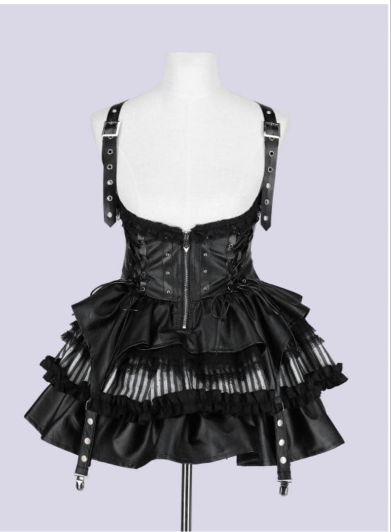 IMVAL QOOZA インヴァル クーザ レザースカート