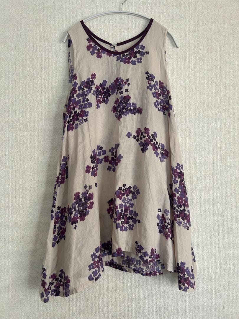 群言堂・根￼々　ノースリーブワンピース