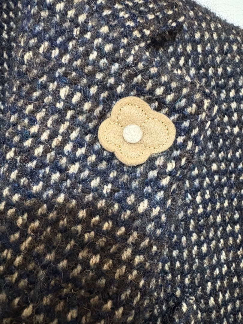 LARDINI ウール チェスターコート ブラウン48