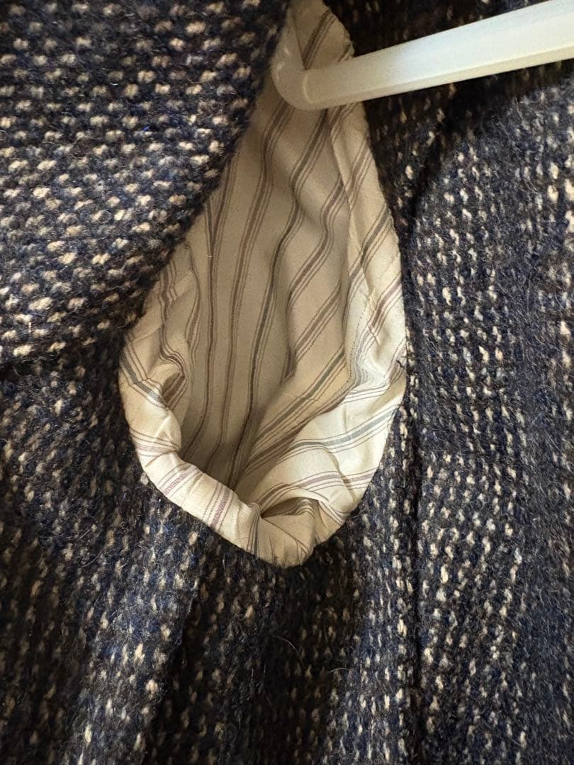 LARDINI ウール チェスターコート ブラウン48