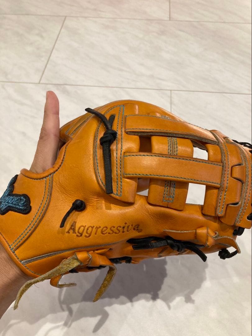 5*2様 スラッガー　グローブ　硬式　内野手用　オレンジ