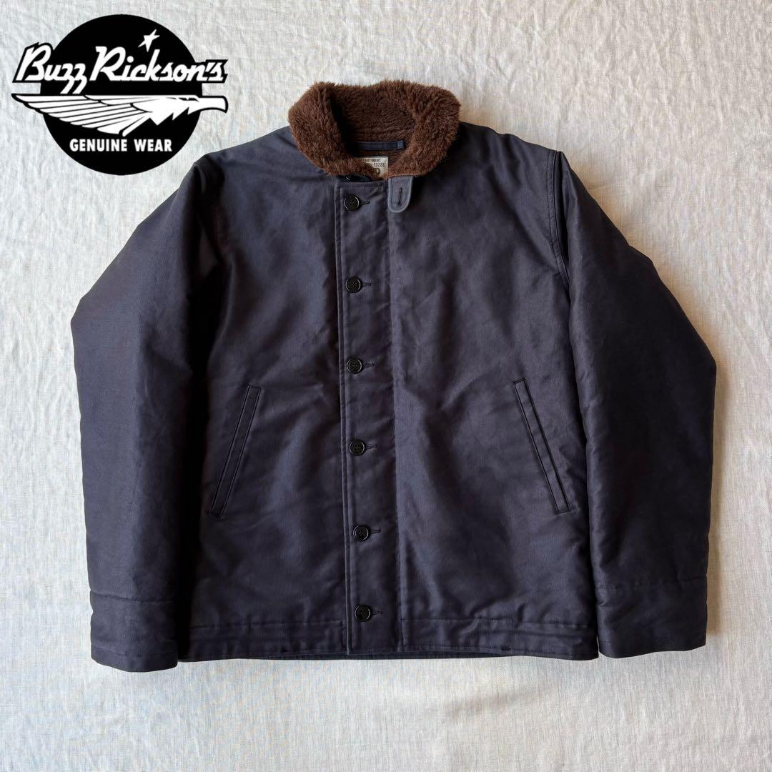 美品 バズリクソンズ N-1 デッキジャケット ミリタリー BR15340 40