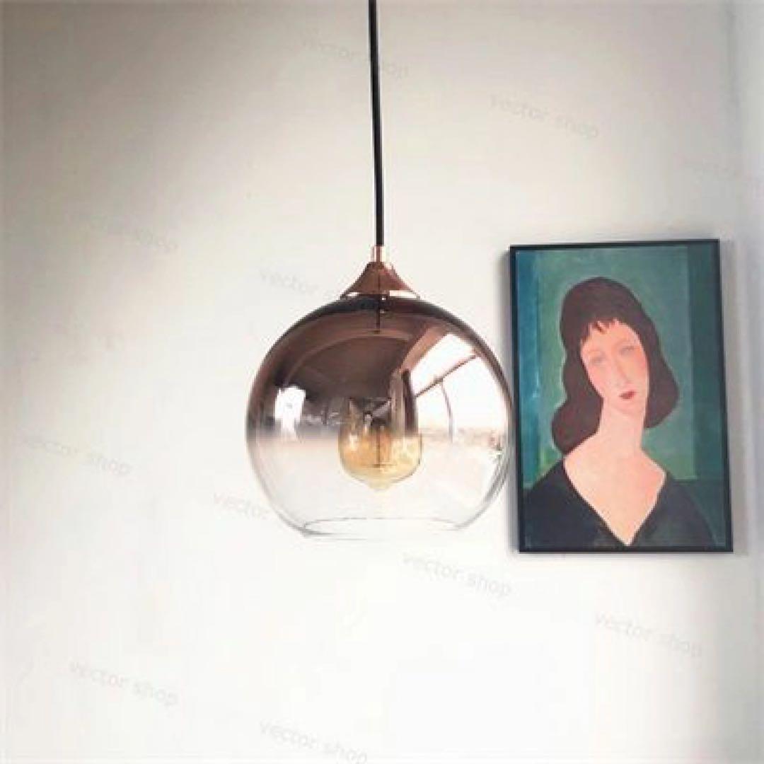 北欧 ペンダントライト(シルバー)×3 引掛シーリング用