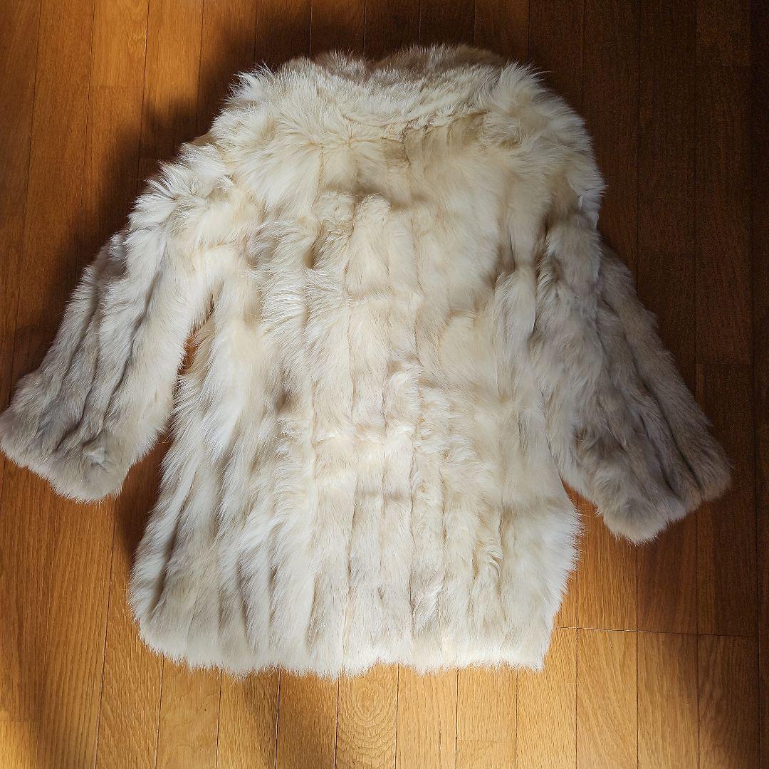 最終値下げ　SAGA FOX 銀タグブルーフォックス毛皮コート