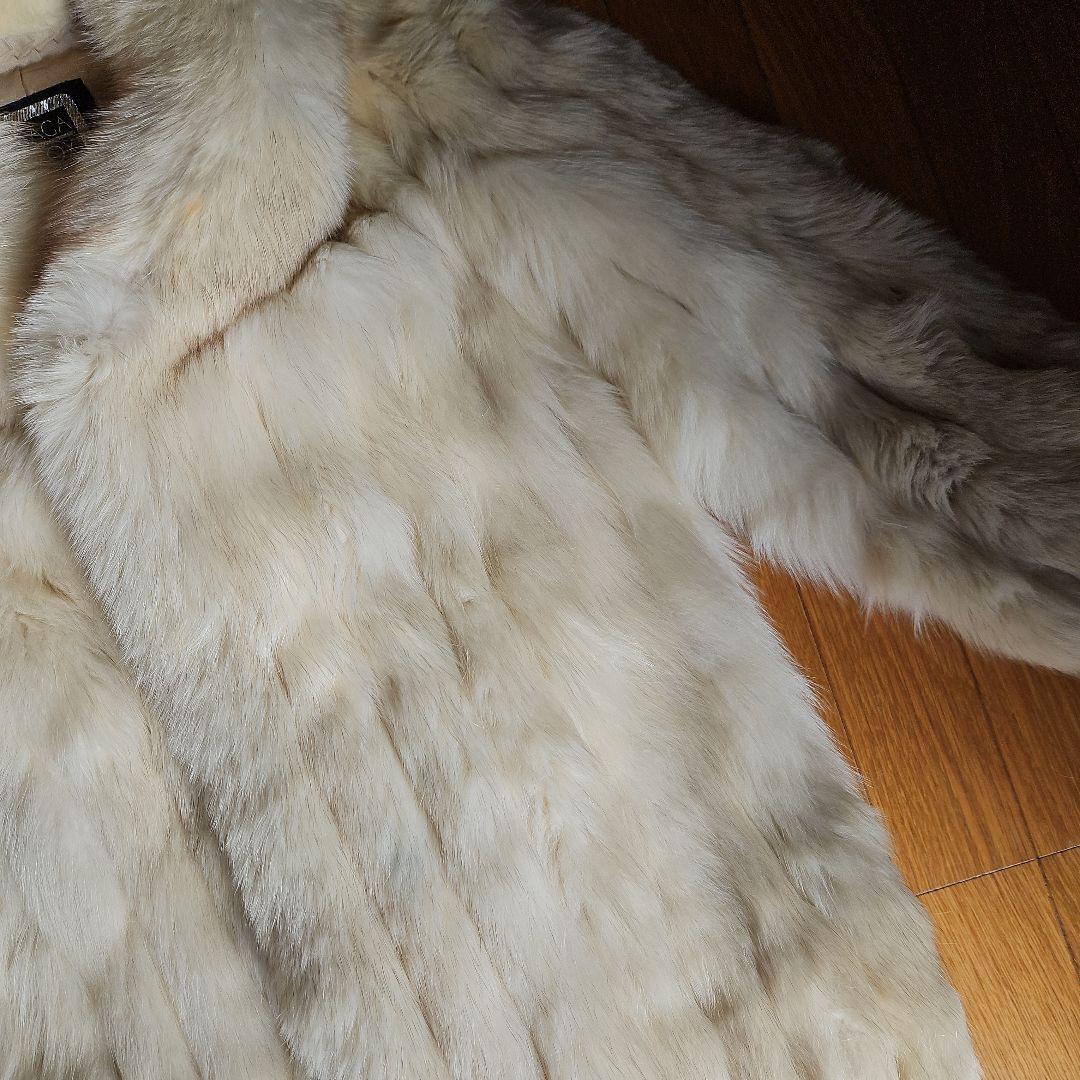 最終値下げ　SAGA FOX 銀タグブルーフォックス毛皮コート