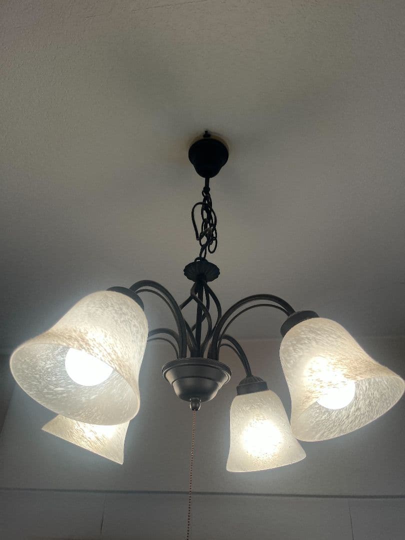 シャンデリア 6-8畳 クラシカル アンティーク調 天井照明 ライト