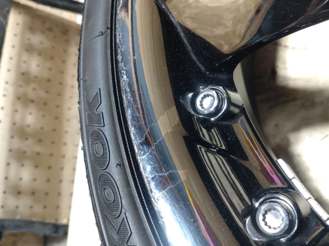 RAYS A/X グリフォニー 夜王BLACK 16インチ ホイールセット 中古