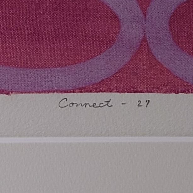 黒木周「Connect-27」クロスグラフ 2020年 IDEE取扱版画家