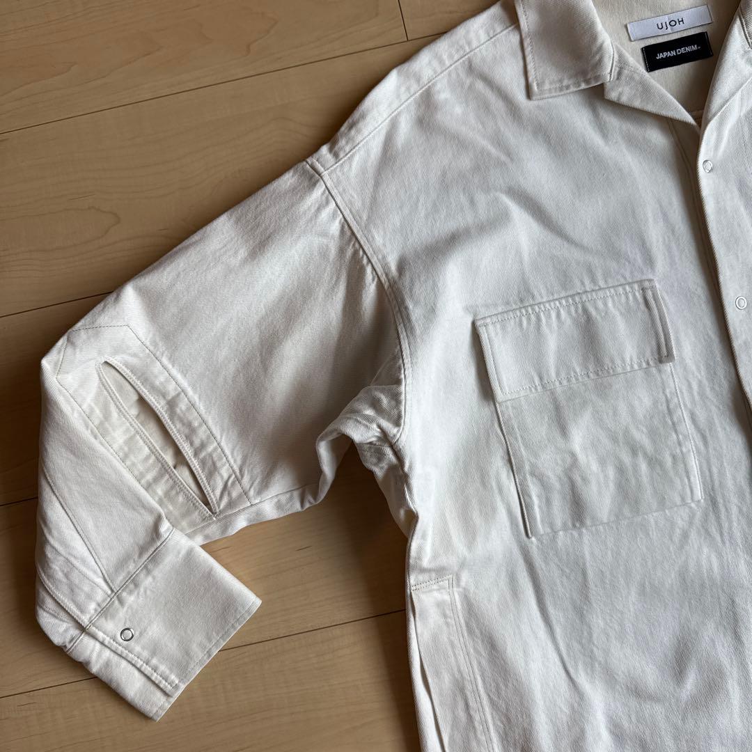 UJOH × JAPAN DENIM OPEN COLLAR BLOUSON
