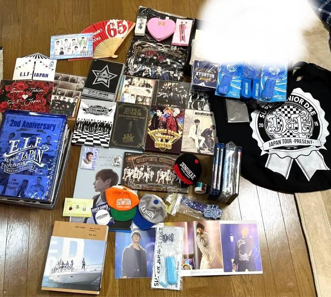 スーパージュニア まとめ売り 会報誌、DVD 、BluRay、グッズ