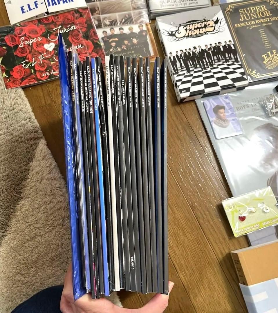 スーパージュニア まとめ売り 会報誌、DVD 、BluRay、グッズ