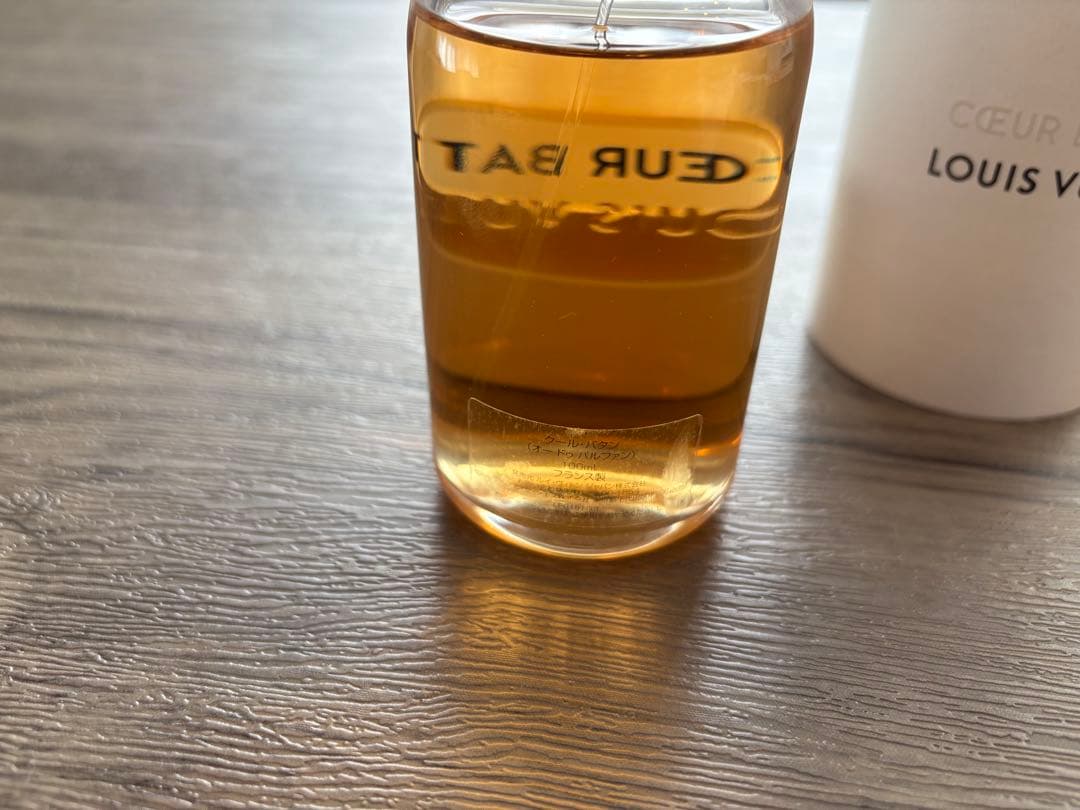 <5〜6回程度使用>ルイヴィトン クールバタン オードゥ パルファン 100ml