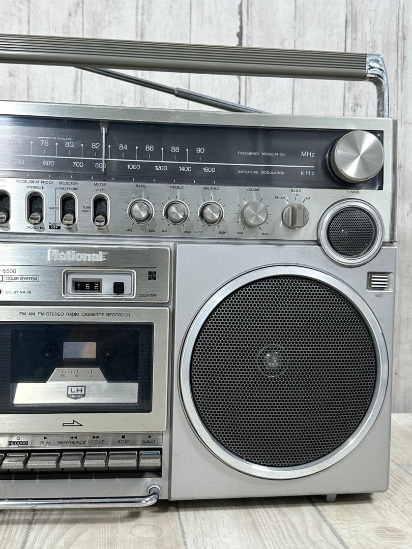 動作品|National ナショナル ラジカセ　RX-5500昭和レトロ　ラジオ