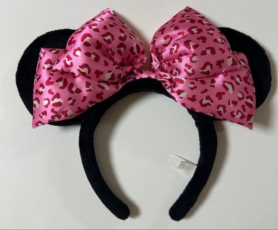 ディズニー　ミニー　 ヒョウ柄カチューシャ