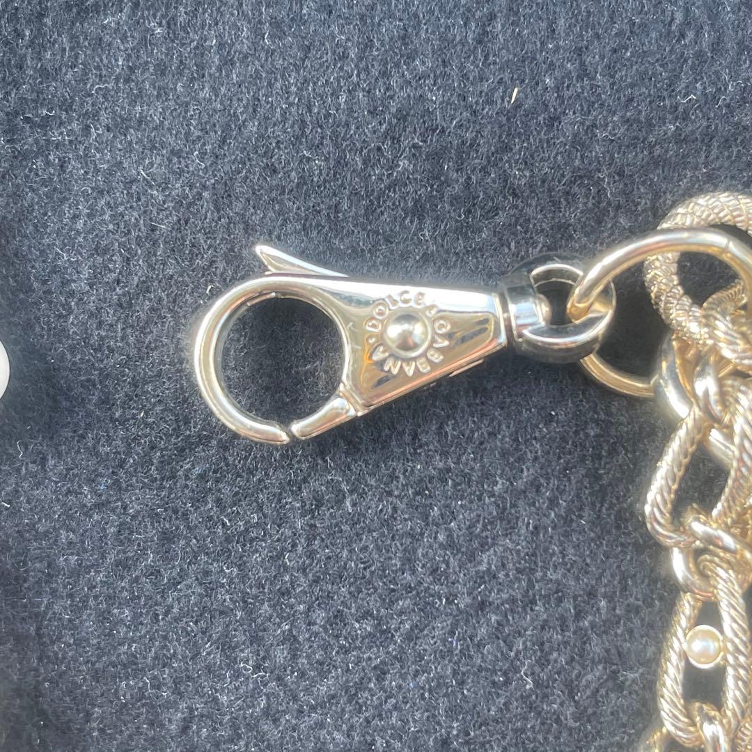 ドルチェ&ガッバーナ　チョーカー ネックレス パール ゴールド