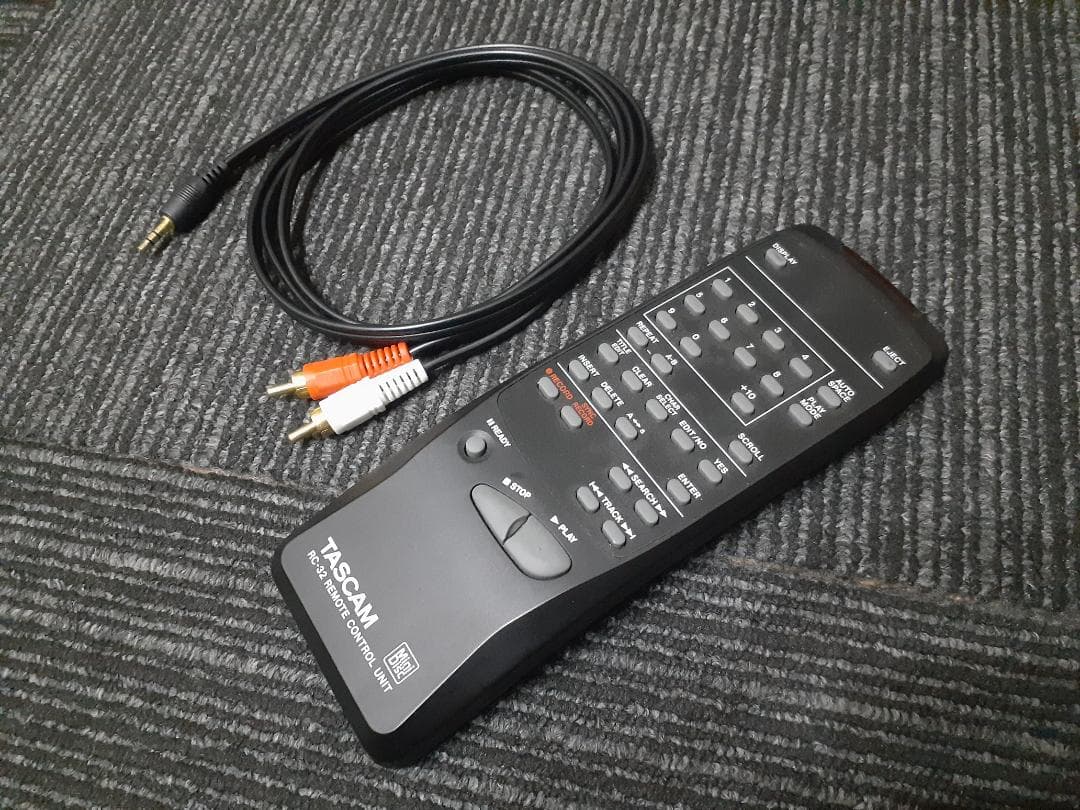 録音再生OK！TASCAM MD-301MK2 業務用MDデッキ おまけ多数あり