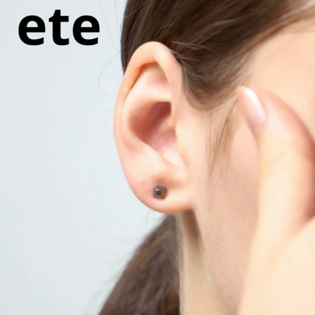 ete スタッズ　ピアス