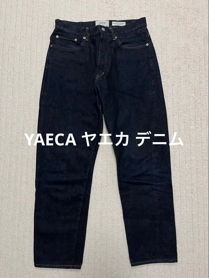 YAECA ヤエカ WIDE TAPERED DENIM(10-14W)デニム