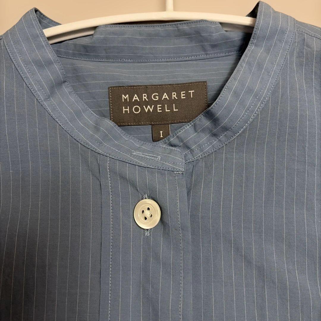 新品　2025 マーガレットハウエル　ストライプシャツ　1