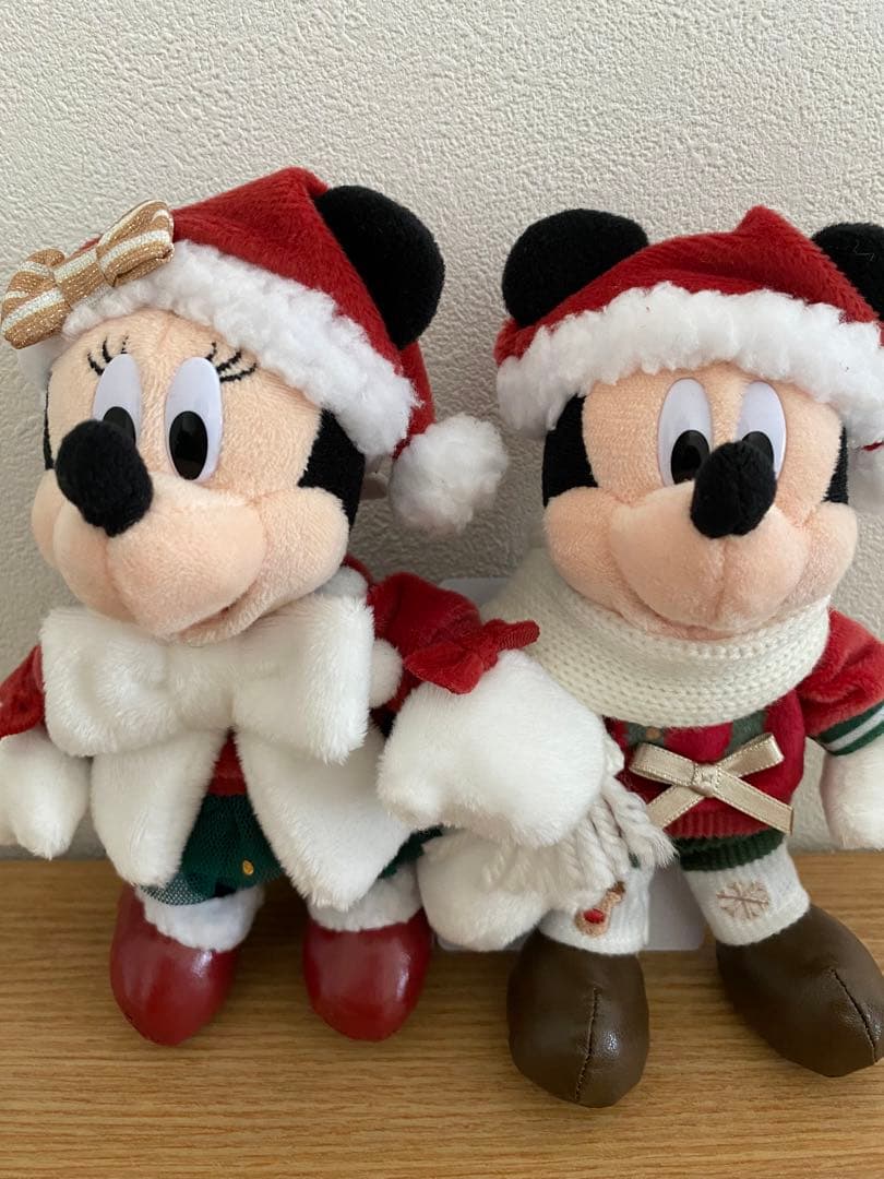 ディズニー　クリスマス　2025 ミキミニ ぬいぐるみバッジ