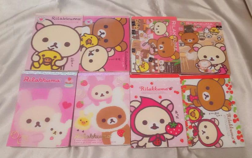 サンエックス　リラックマ　メモパッドセット　シール有り【平成　女児　ファンシー】