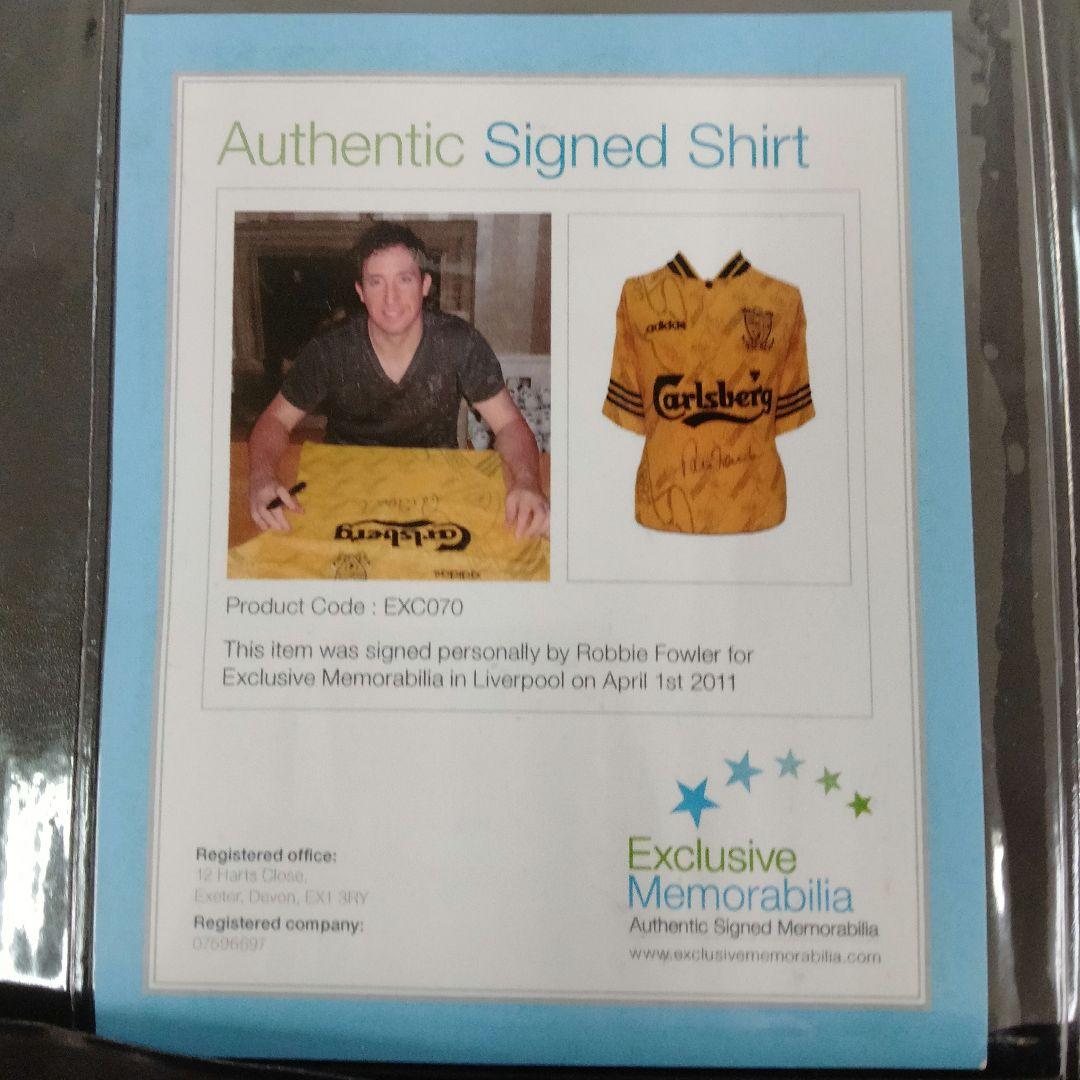 n*l様 LL0606◇0411　ロビーファウラー　リバプール　直筆サイン入りユ