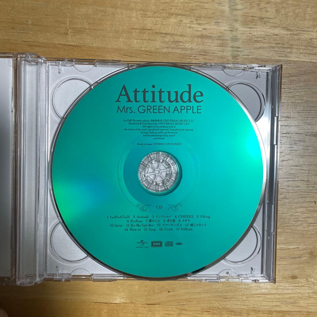 Mrs.GREEN APPLE Attitude 初回限定盤