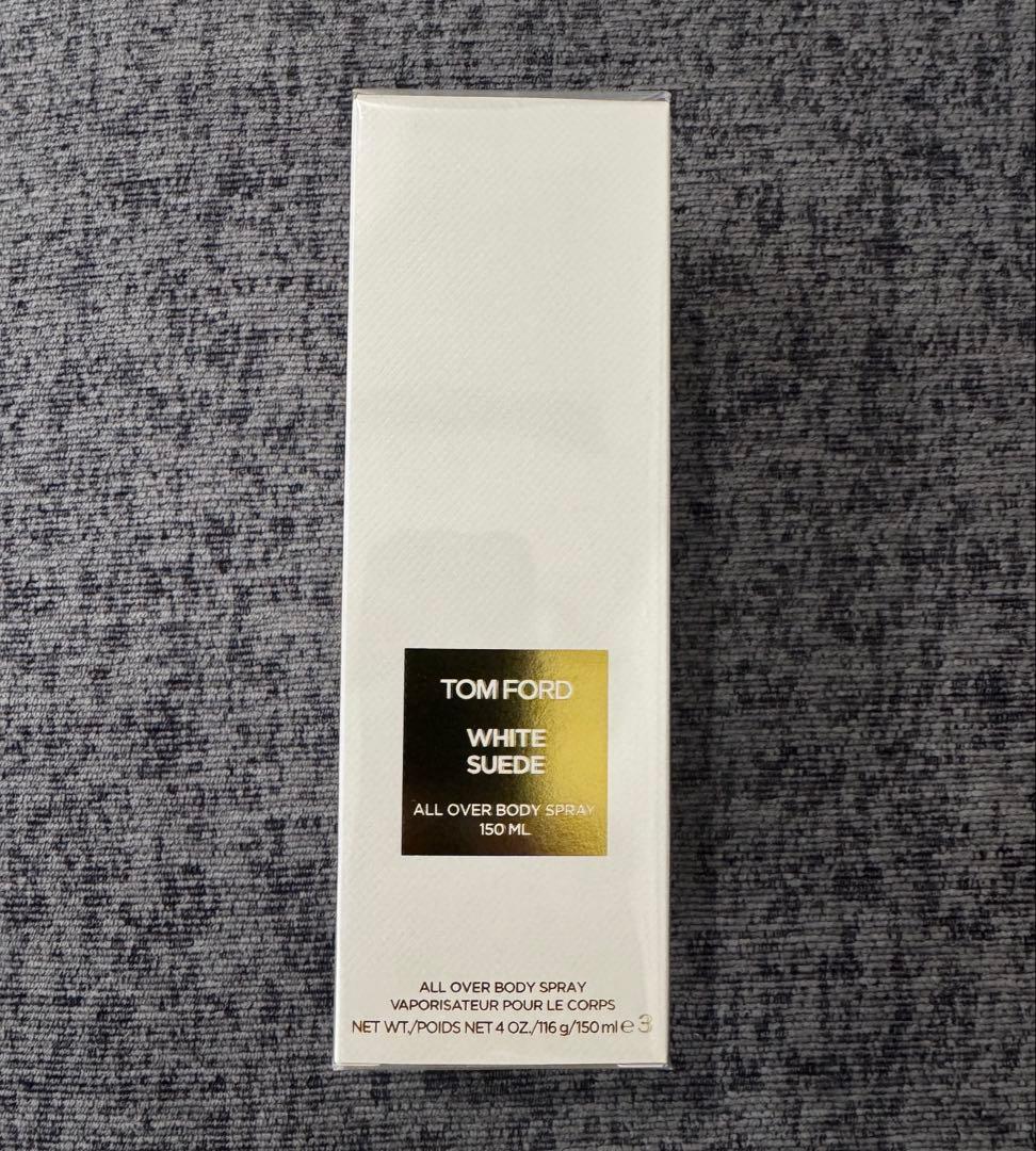 TOM FORD WHITE SUEDE ボディスプレィ　　ボディスプレー