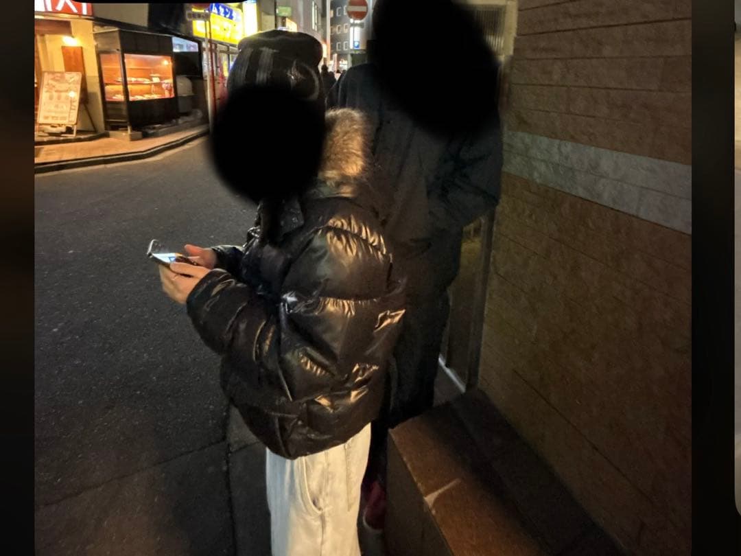 ブラック ダウンジャケット ファー付き　swag y2k ファーダウン