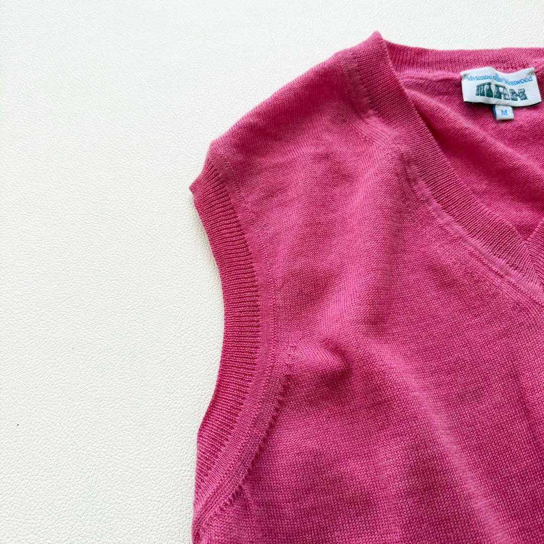 希少　ヴィヴィアンウエスト　ピンク　ニット　ベスト