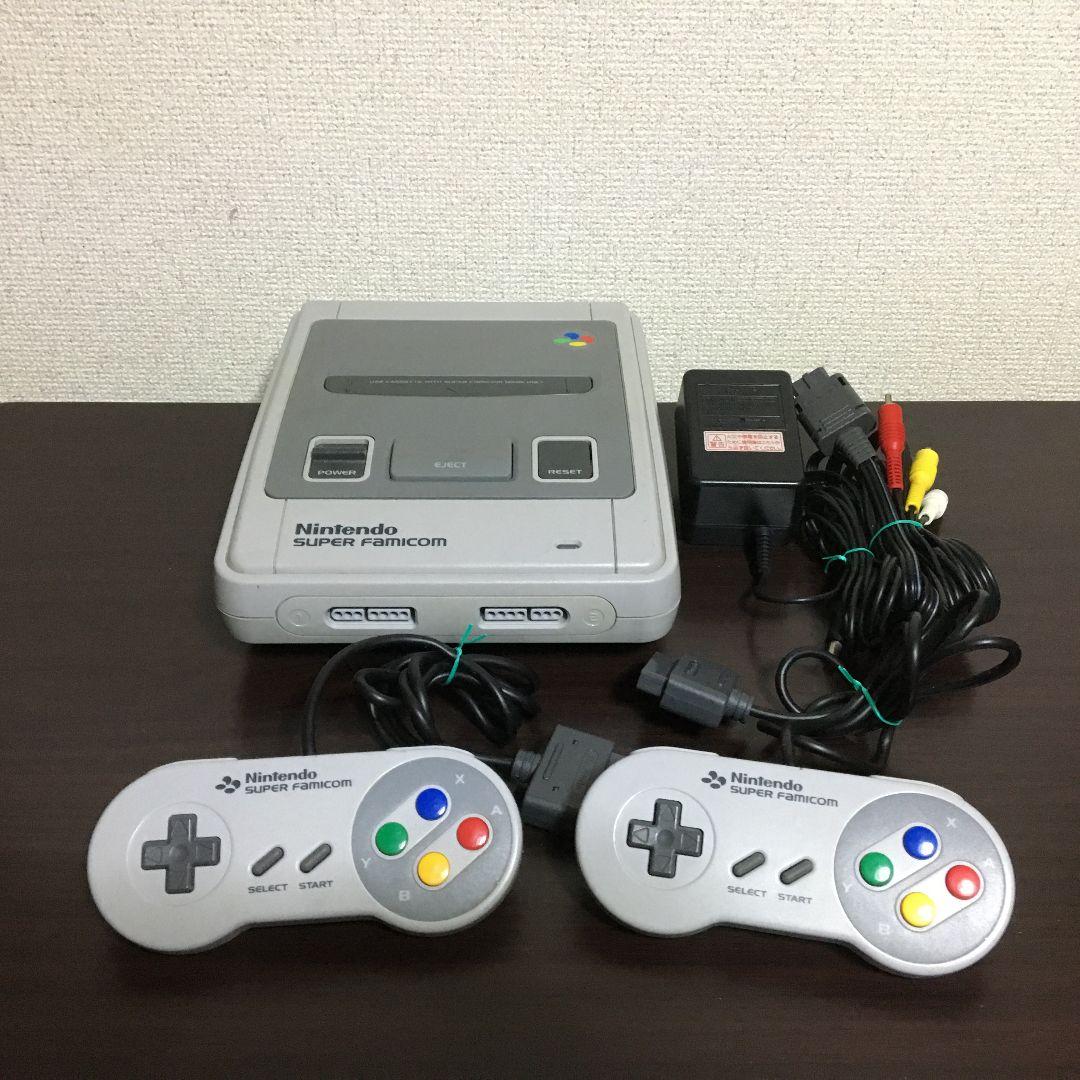スーパーファミコン 本体 セット コントローラー 美品