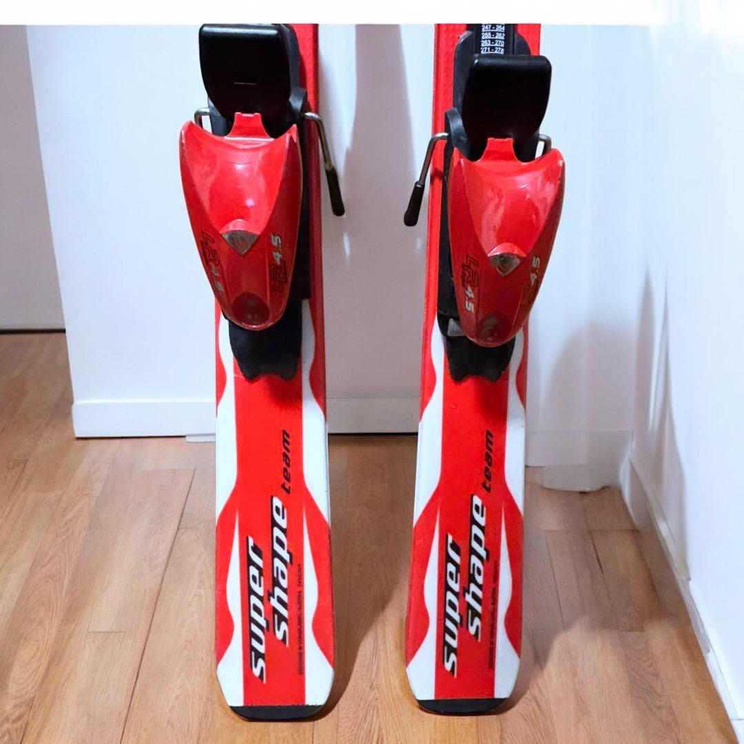 【ジュニア用】HEAD SUPER SHAPE 127cm スキー板 初心者向け