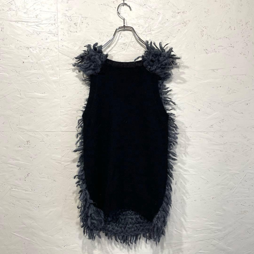 モヘヤ　アルパカ【JUNYA WATANABE】ニットベスト　ニットキャミ　S